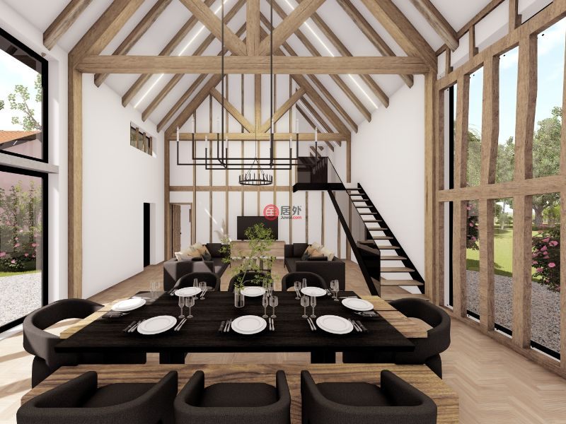 英国英格兰Stradbroke的独栋别墅，BARLEY GREEN FARM，编号78181683