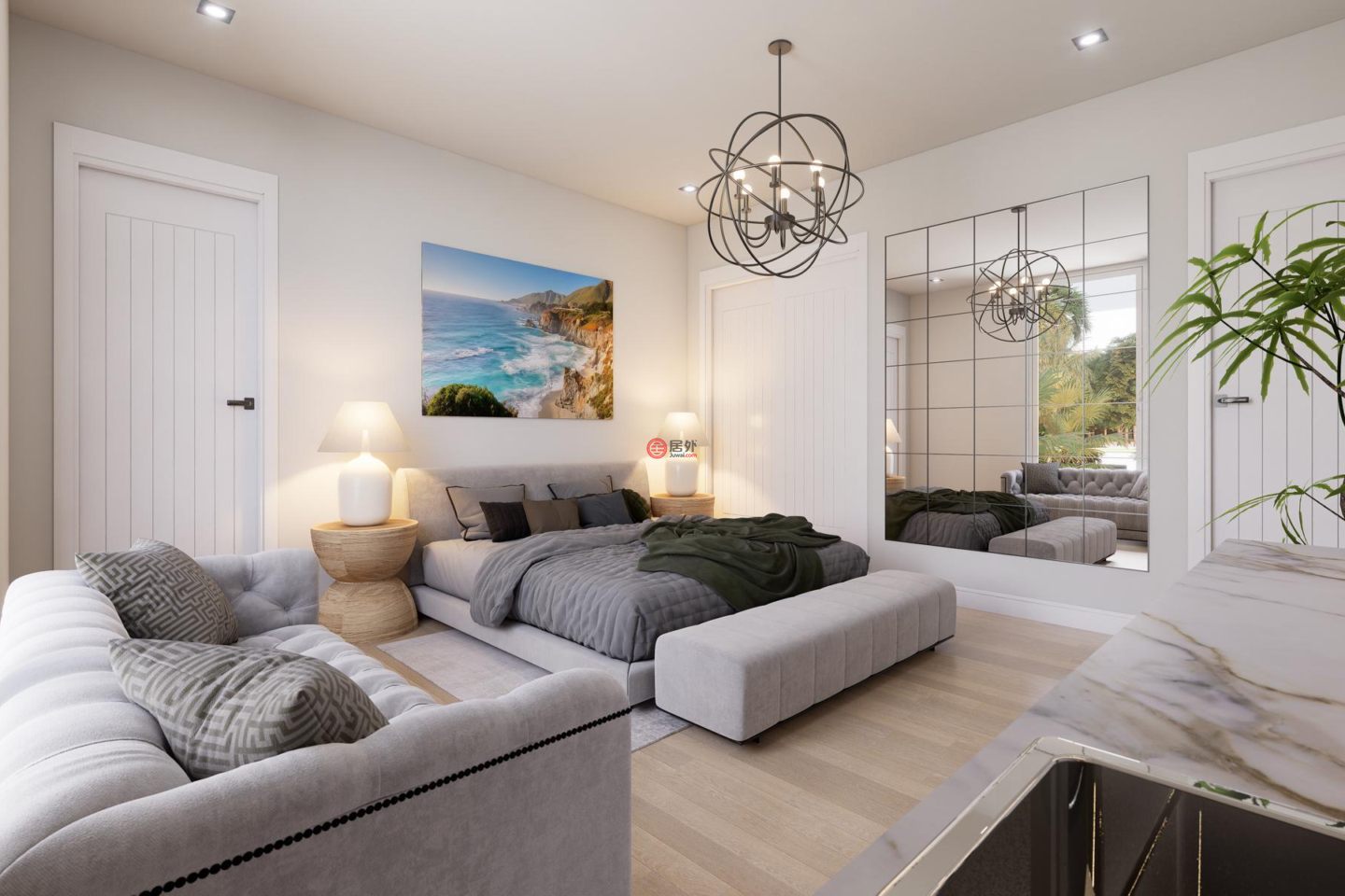 特克斯與凱科斯群島的独栋别墅，Lakefront Luxury Villa Venetian Road，编号78509756