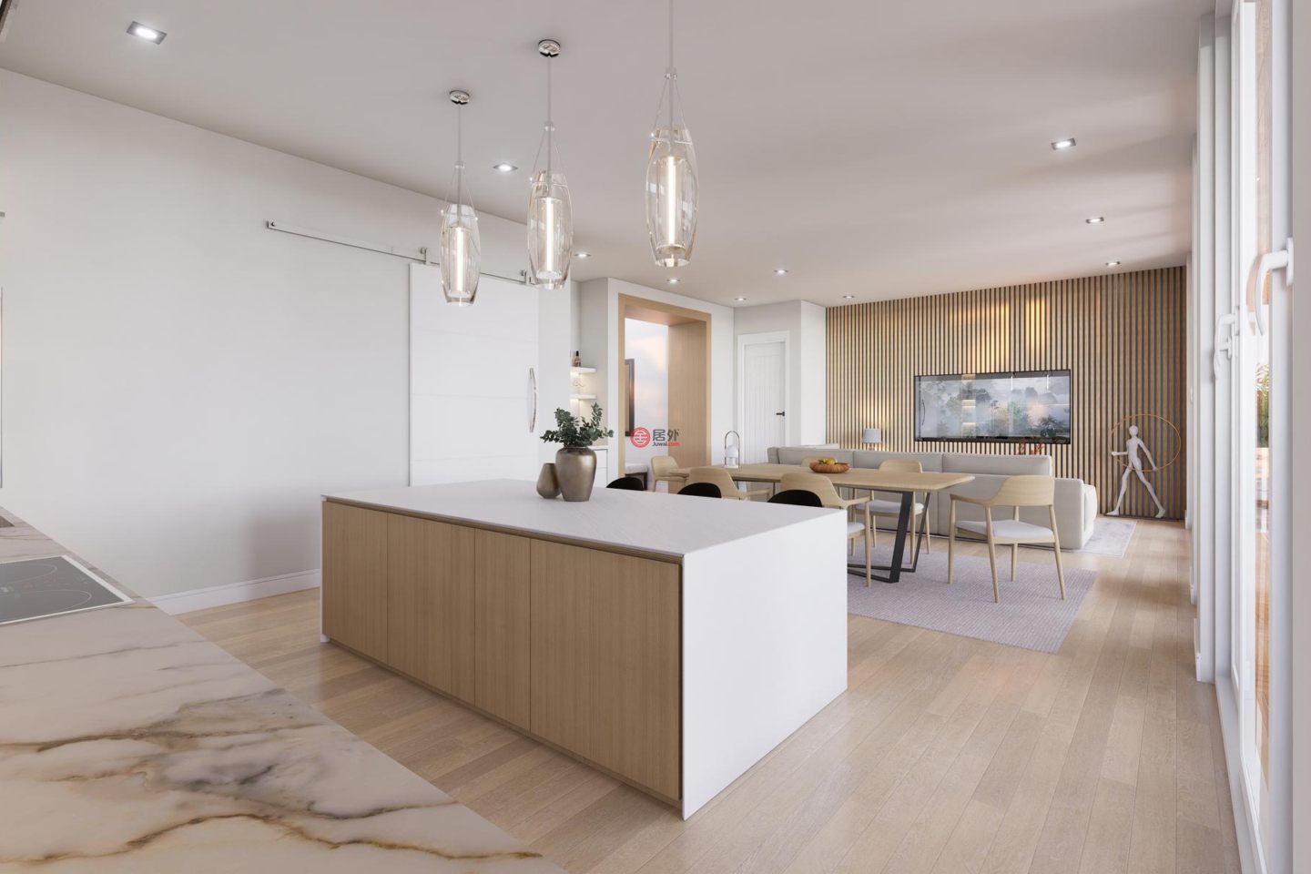 特克斯與凱科斯群島的独栋别墅，Lakefront Luxury Villa Venetian Road，编号78509756