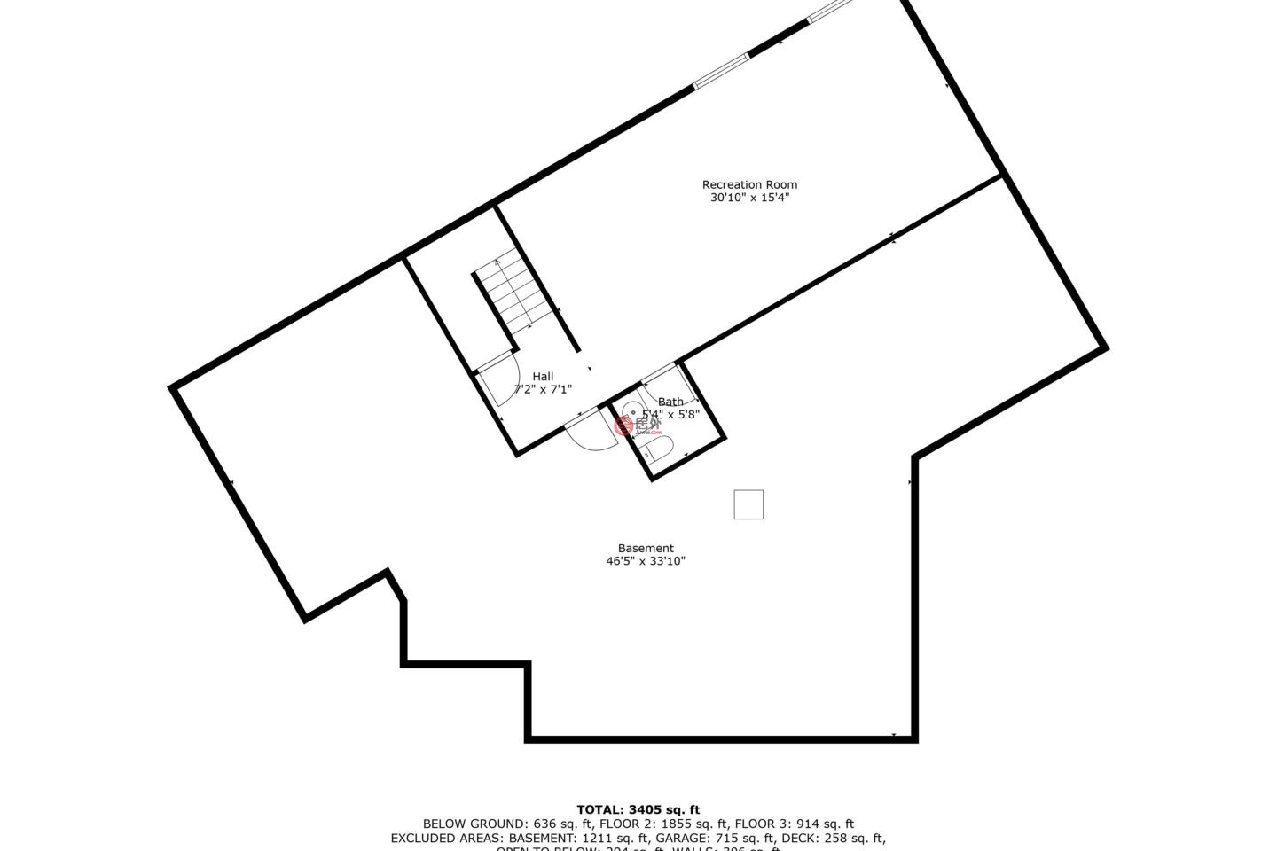 美国威斯康星州埃格哈伯的独栋别墅，7747 E. Shore Dr.，编号77885055