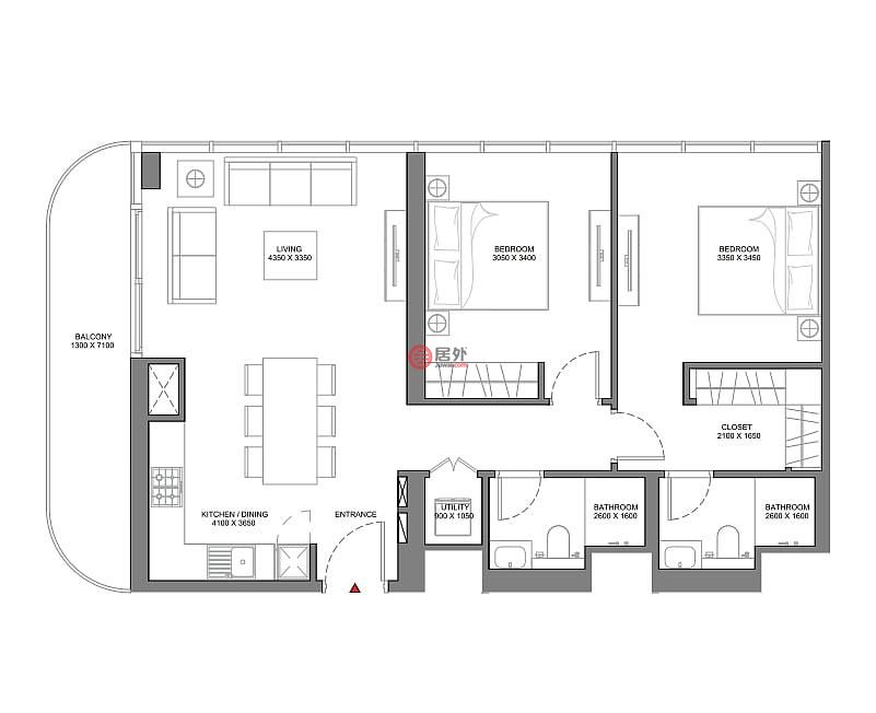 阿联酋Umm Al QuwainUmm Al Quwain的公寓，编号75514945