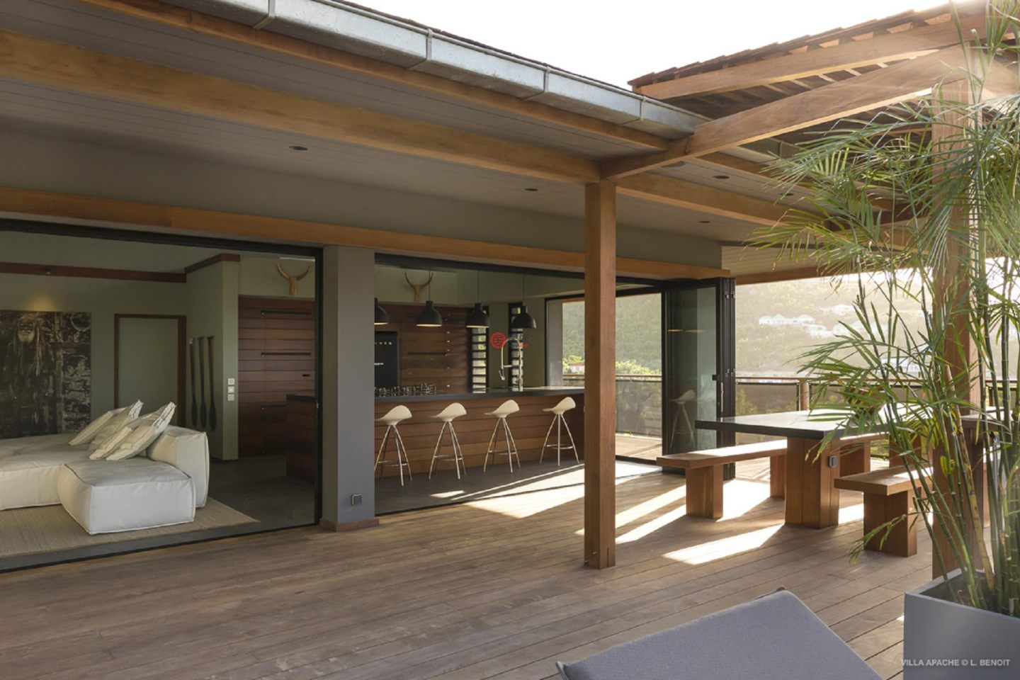 圣巴泰勒米岛的独栋别墅，Apache，编号76228346