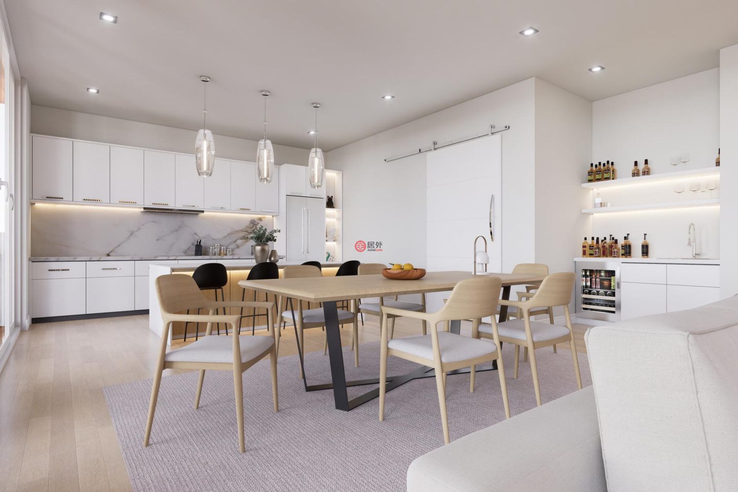 特克斯與凱科斯群島的独栋别墅，Lakefront Luxury Villa Venetian Road，编号78509768