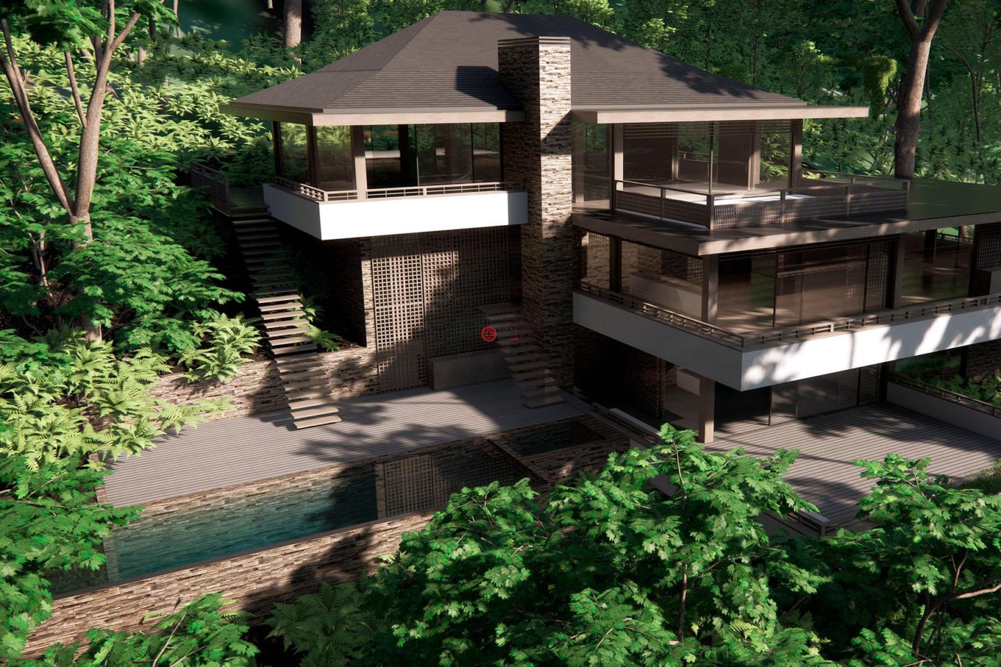 荷兰加勒比区Saba的独栋别墅，Haiku Inspired Extraordinary Villa，编号71601180