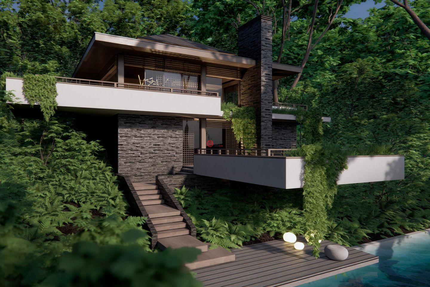 荷兰加勒比区Saba的独栋别墅，Haiku Inspired Mystique Villa，编号72670192