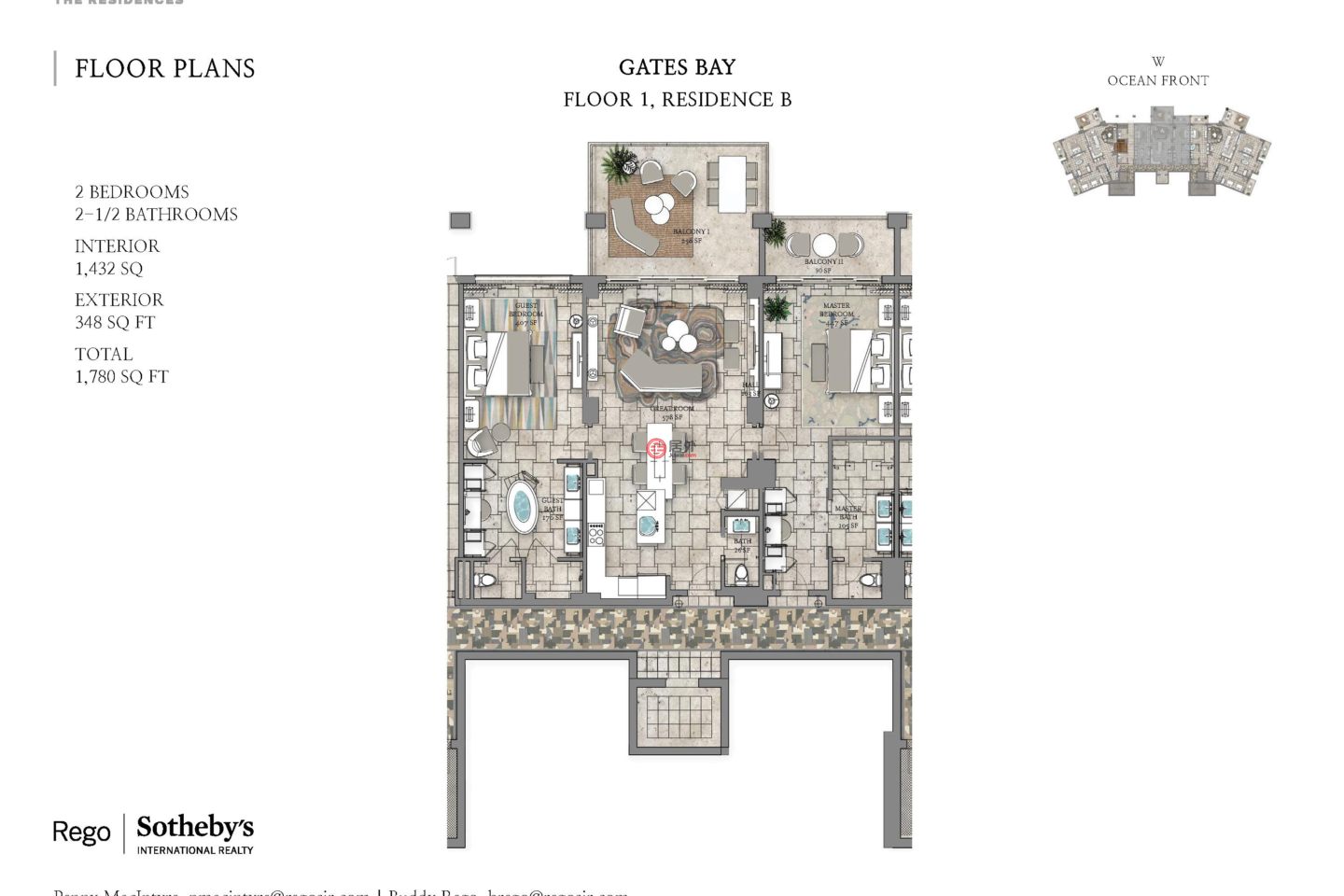 百慕达的公寓，The Residences at St. Regis Bermuda - Gates Bay 1A St. Catherine's Beach，编号51824179
