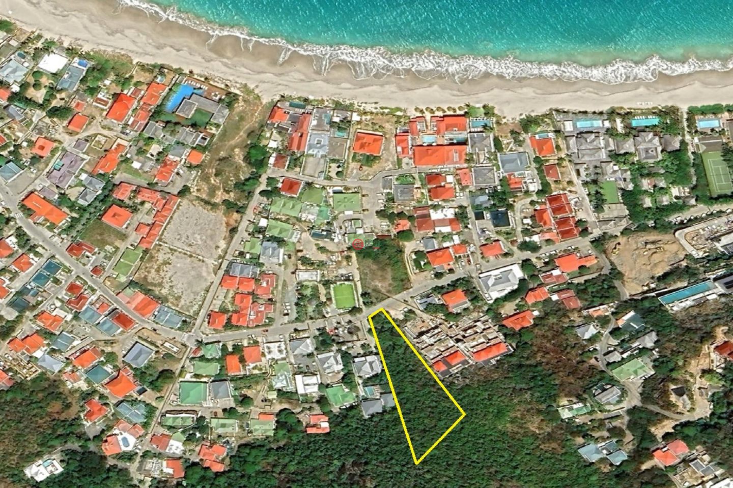 圣巴泰勒米岛的住宅用地，Terrain Flamands 1458，编号77277356